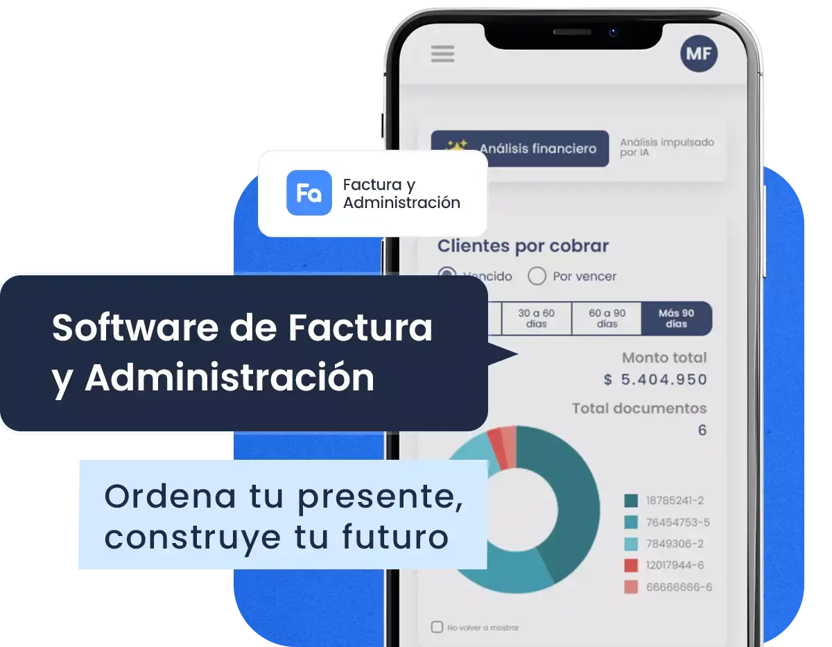 Imagen donde se muestra el software de factura y administración de nubox junto con el logotipo de nubox y del software, acompañado del texto 